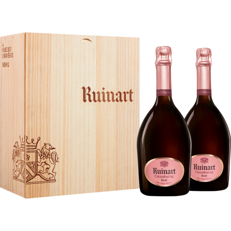 Champagne Ruinart - Brut Rosé - Cofanetto Duo Champagne Ruinart - Brut Rosé - Cofanetto Duo