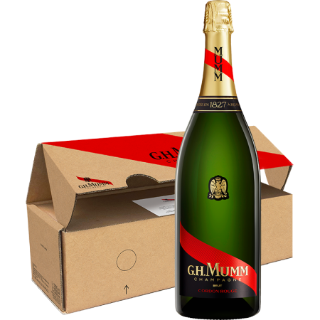 Jéroboam - Champagne Mumm - Cordon Rouge - Astuccio Jéroboam - Champagne Mumm - Cordon Rouge - Astuccio