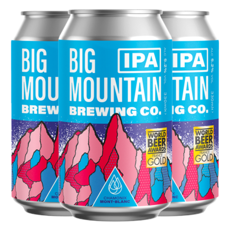 Pack de 3 bières - IPA - Birrificio Big Mountain - 33 cl x 3 Pack de 3 bières - IPA - Birrificio Big Mountain - 33 cl x 3