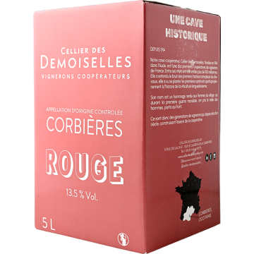 BIB 5L - Corbières rouge - Cellier des Demoiselles - 5L
