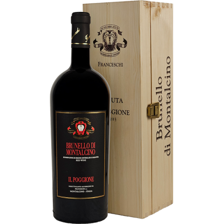 Magnum - Brunello di Montalcino 2021 - Il Poggione - En Cassa Di Legno Magnum - Brunello di Montalcino 2021 - Il Poggione - En Cassa Di Legno