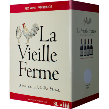 BIB 3L - La Vieille Ferme rouge 2024 - by Famille Perrin - 3L