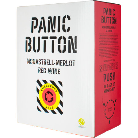 BIB 3L - Monastrell / Merlot 2025 - Panic Button BIB 3L - Monastrell / Merlot 2025 - Panic Button