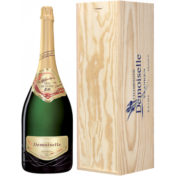 Jéroboam - Champagne Vranken Demoiselle EO - Brut Tête de Cuvée - Cassa Di Legno - 3L