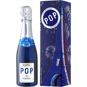 20cl - Champagne Pommery POP Bleu - Astuccio Tour Eiffel - 0.2L