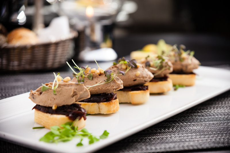 Crostini con foie gras
