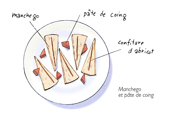 Formaggio Manchego e cotognata