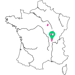 Carte de l'appellation du Beaujolais